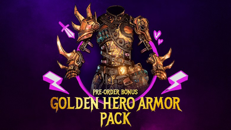 Tiny Tina's Wonderlands - Golden Hero Armor Pack EU Epic Games CD Key 1.34 usd
