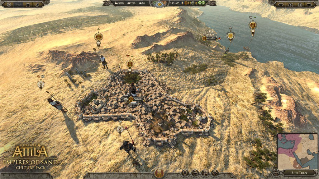 Total War: ATTILA - Empires of Sand Culture Pack DLC Steam CD Key 6.72 usd