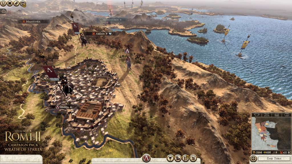 Total War: ROME II - Wrath of Sparta DLC Steam CD Key 7.24 usd