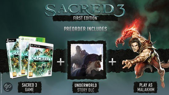 Sacred 3 First Edition EU Steam CD Key 2.24 usd
