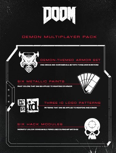 Doom - Demon Multiplayer Pack DLC US XBOX One CD Key 3.38 usd