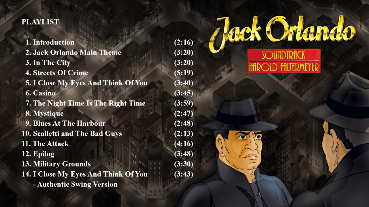 Jack Orlando - Soundtrack DLC Steam CD Key 1.13 usd