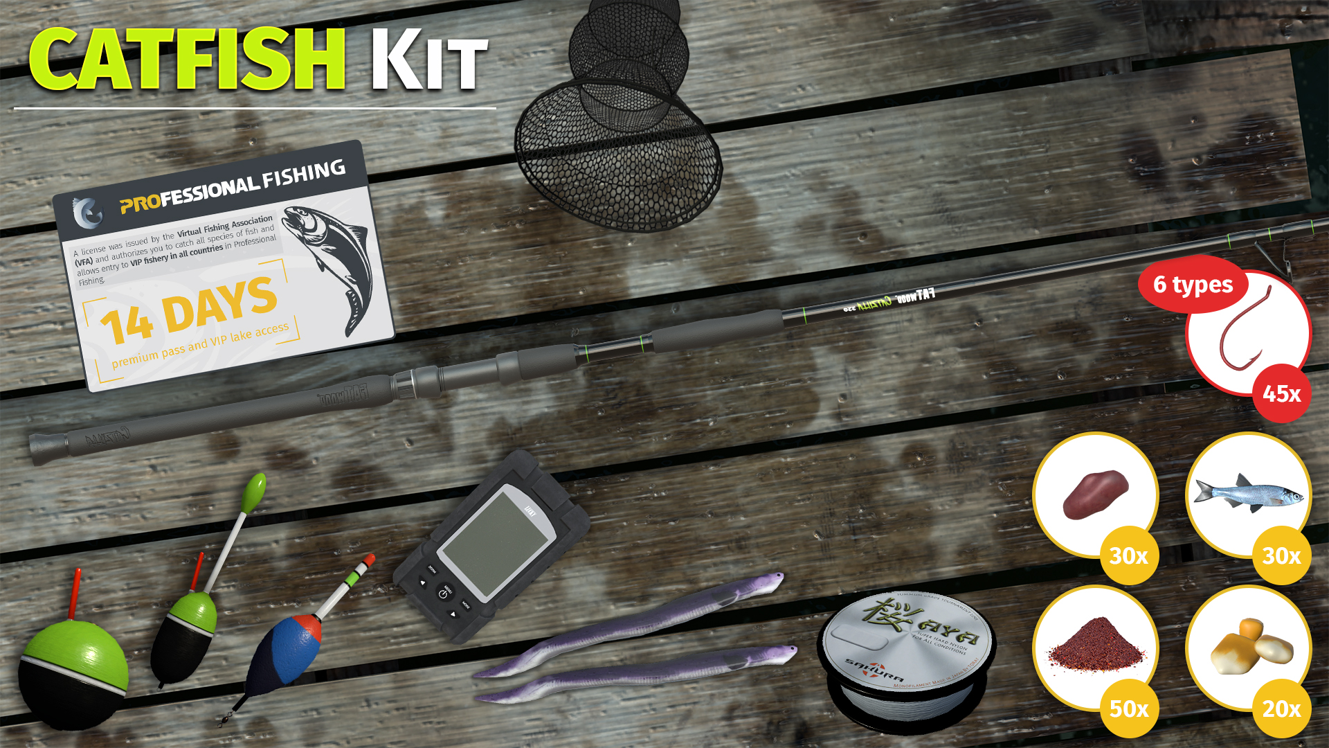 Professional Fishing - Catfish Kit DLC Steam CD Key 1.24 usd