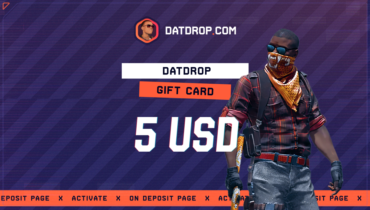 DatDrop 5 USD Gift Card 5.45 usd