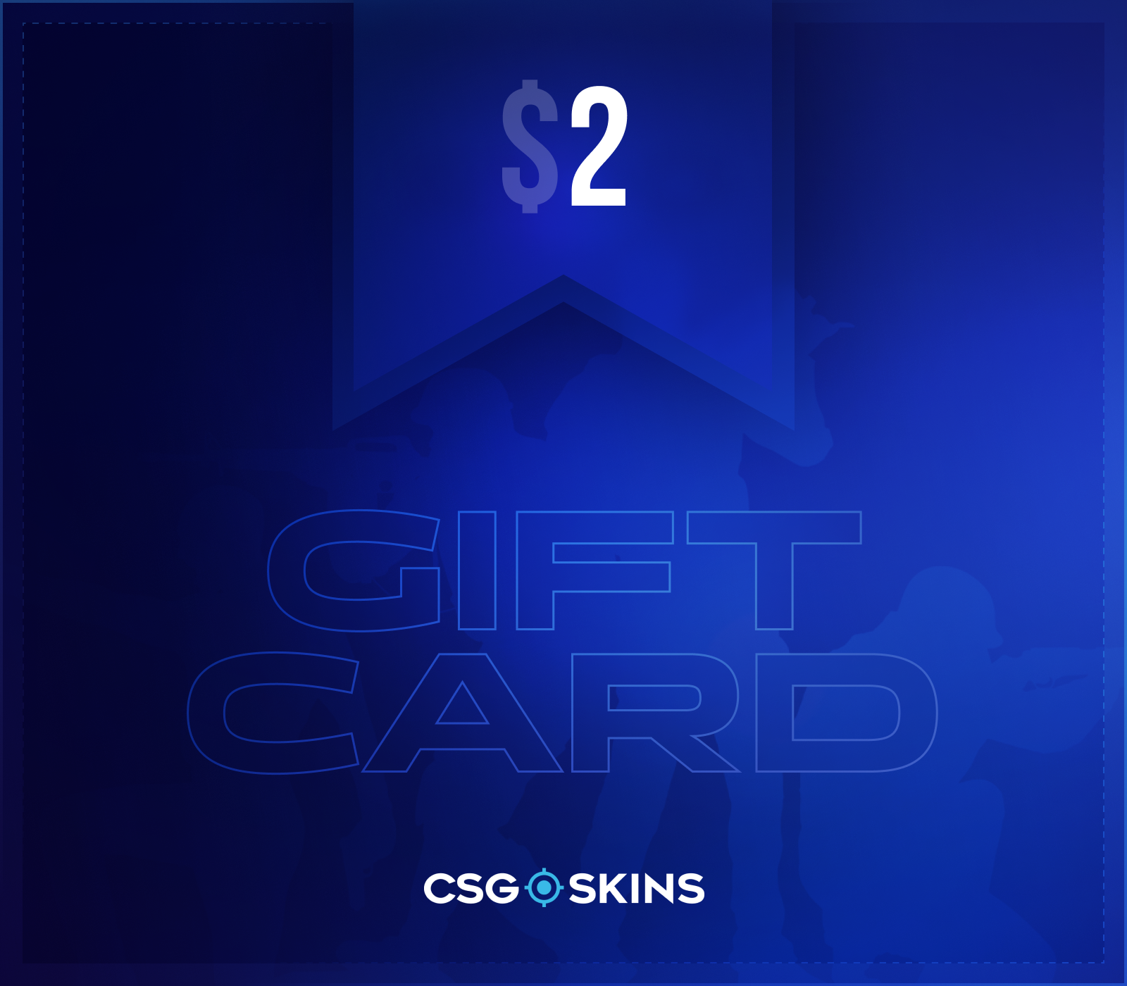 CSGO-Skins $2 Gift Card 2.2 usd