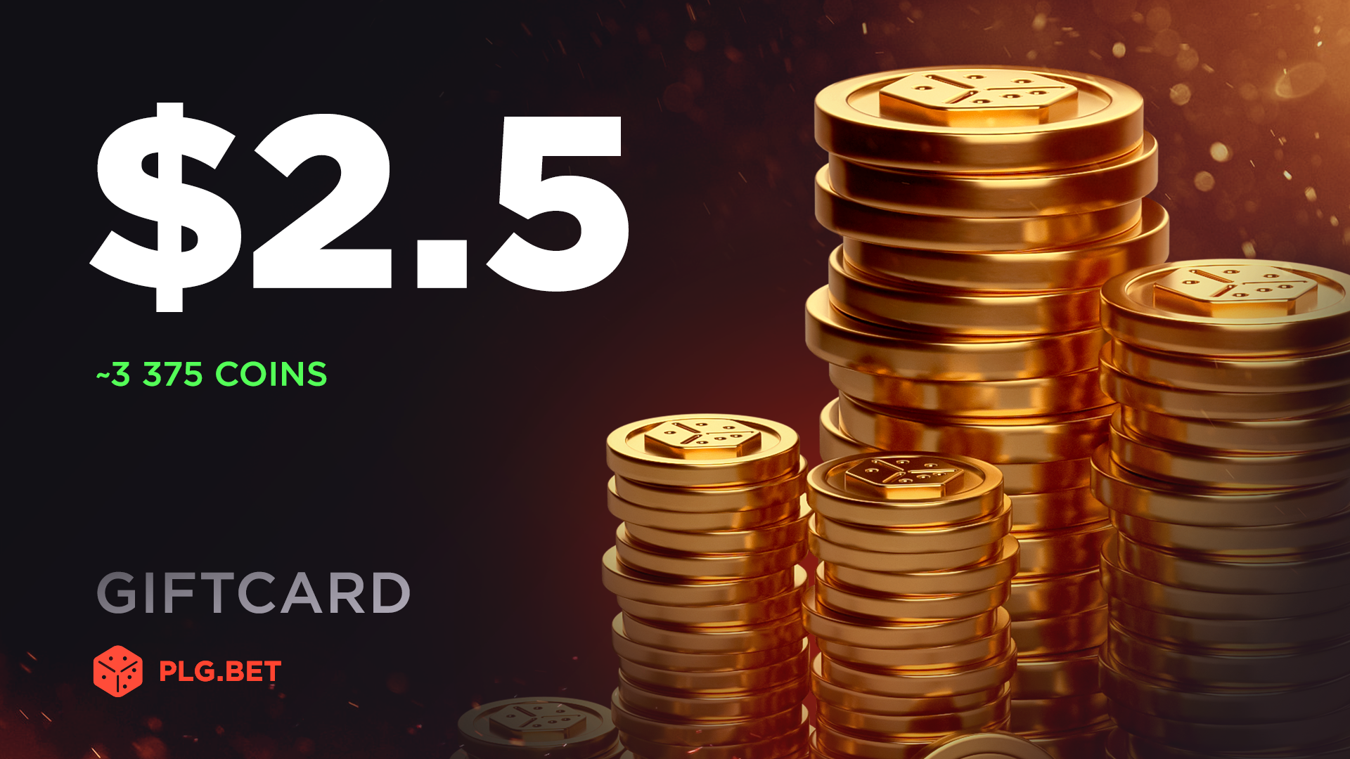 PLG.BET $2.5 Gift Card 2.77 usd