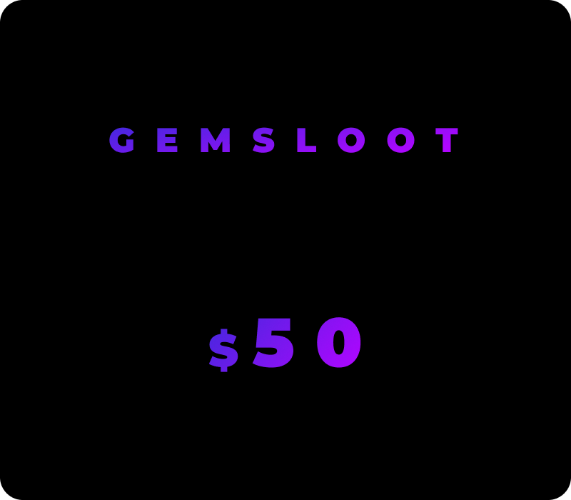 Gemsloot 50 USD Robux Giftcard 49.91 usd