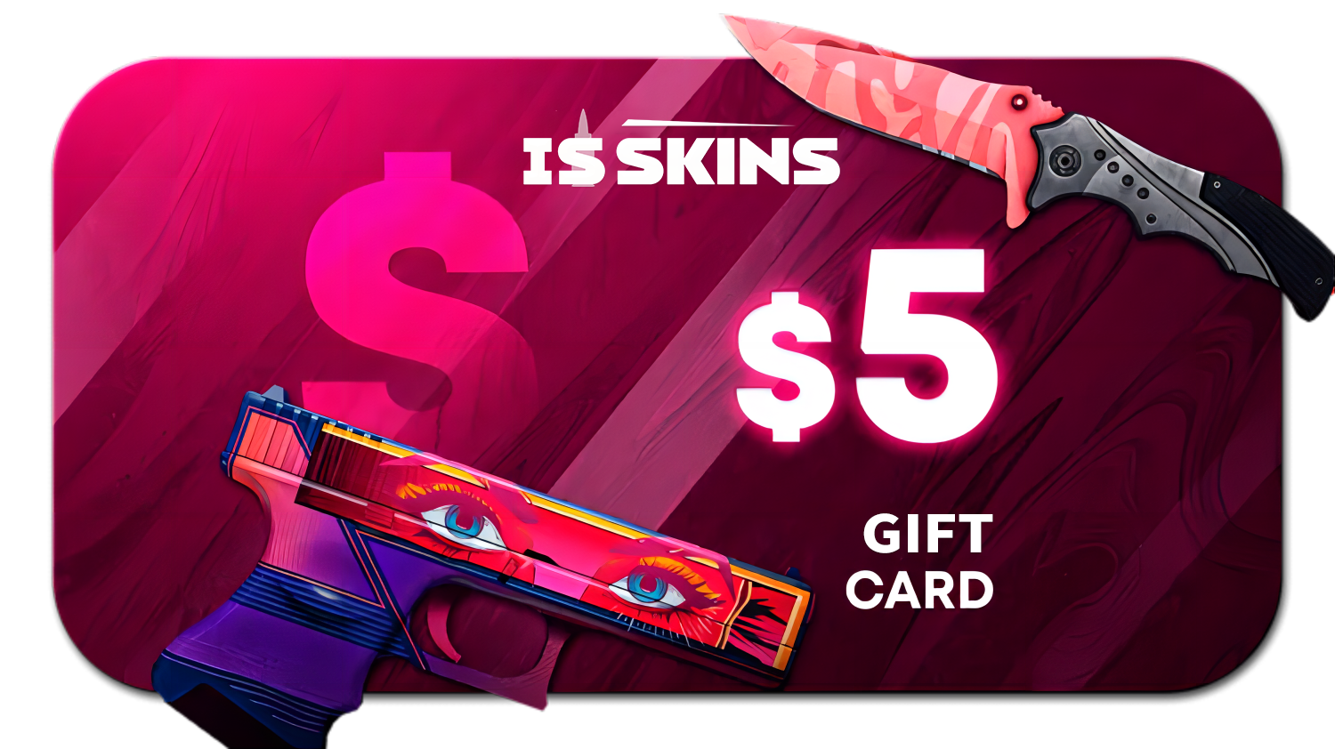 ISSKINS $5 Gift Card 5.29 usd