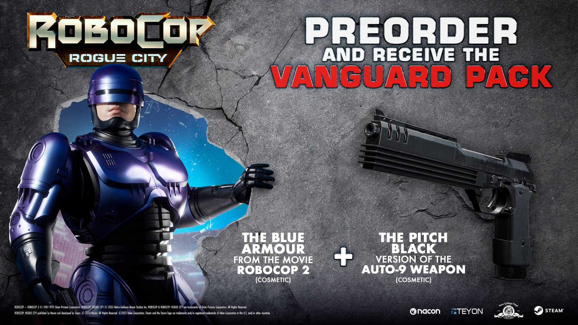 RoboCop: Rogue City - Pre-Order Bonus DLC Steam CD Key 3.37 usd