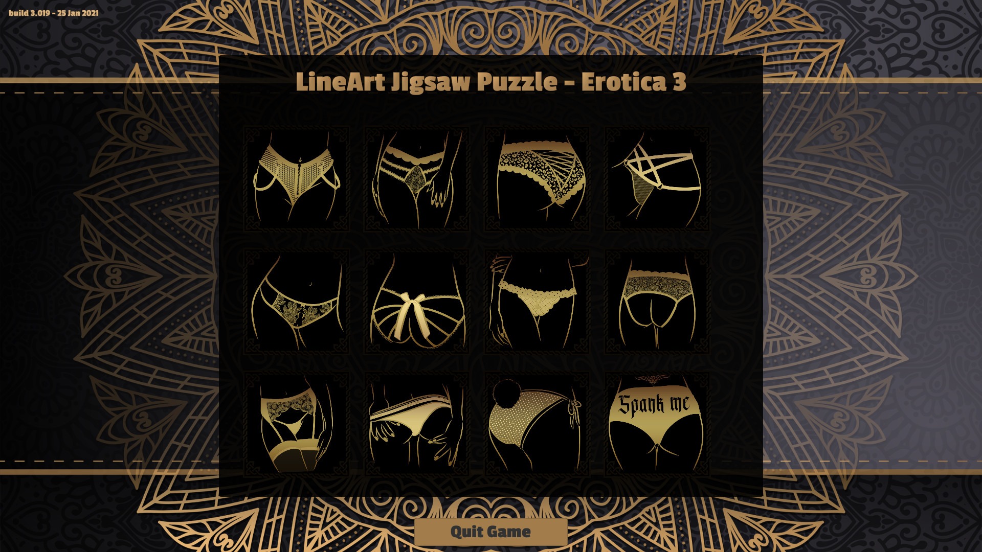 LineArt Jigsaw Puzzle - Erotica 3 + ArtBook DLC Steam CD Key 0.25 usd