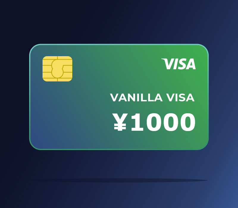 Vanilla VISA ¥1000 JP 8.4 usd